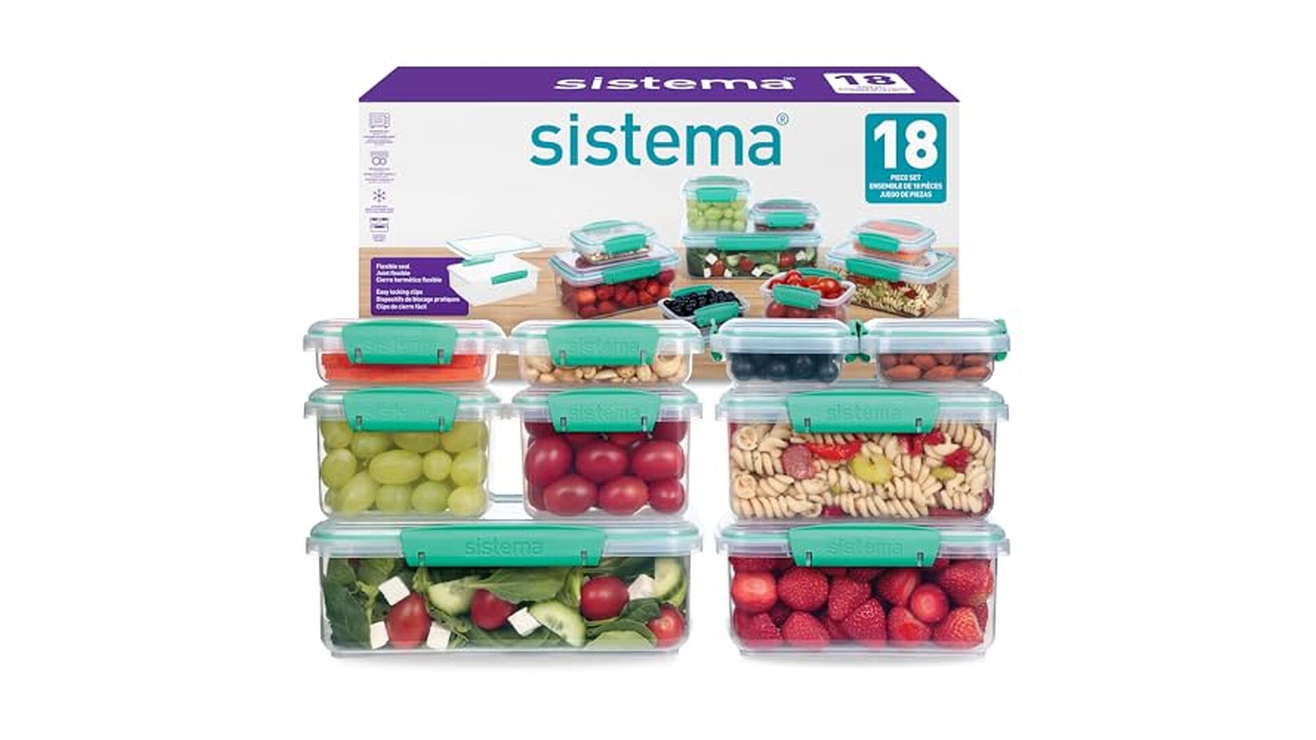 Sistema KLIP IT 18 Contenitori Ermetici