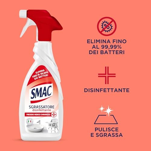 Smac Sgrassatore Disinfettante Spray 650ml - immagine 1