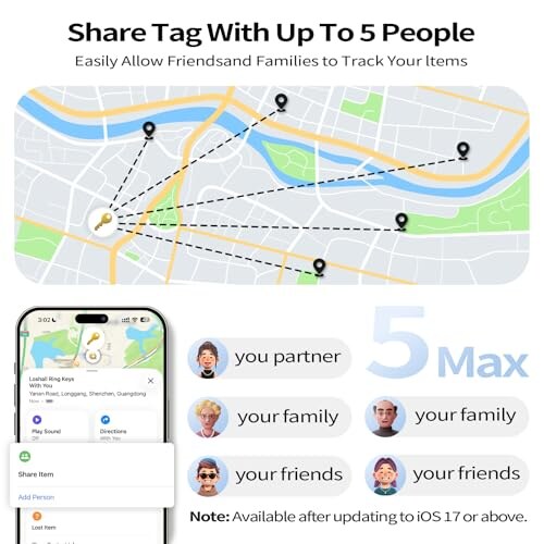 Smart Air Tags Bluetooth Tracker 4 Pezzi - immagine 4