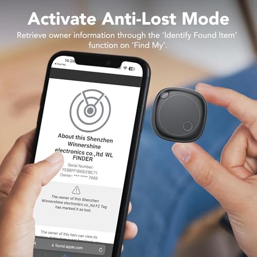 Smart Tracker Bluetooth Impermeabile IP67 Ajblg - immagine 6