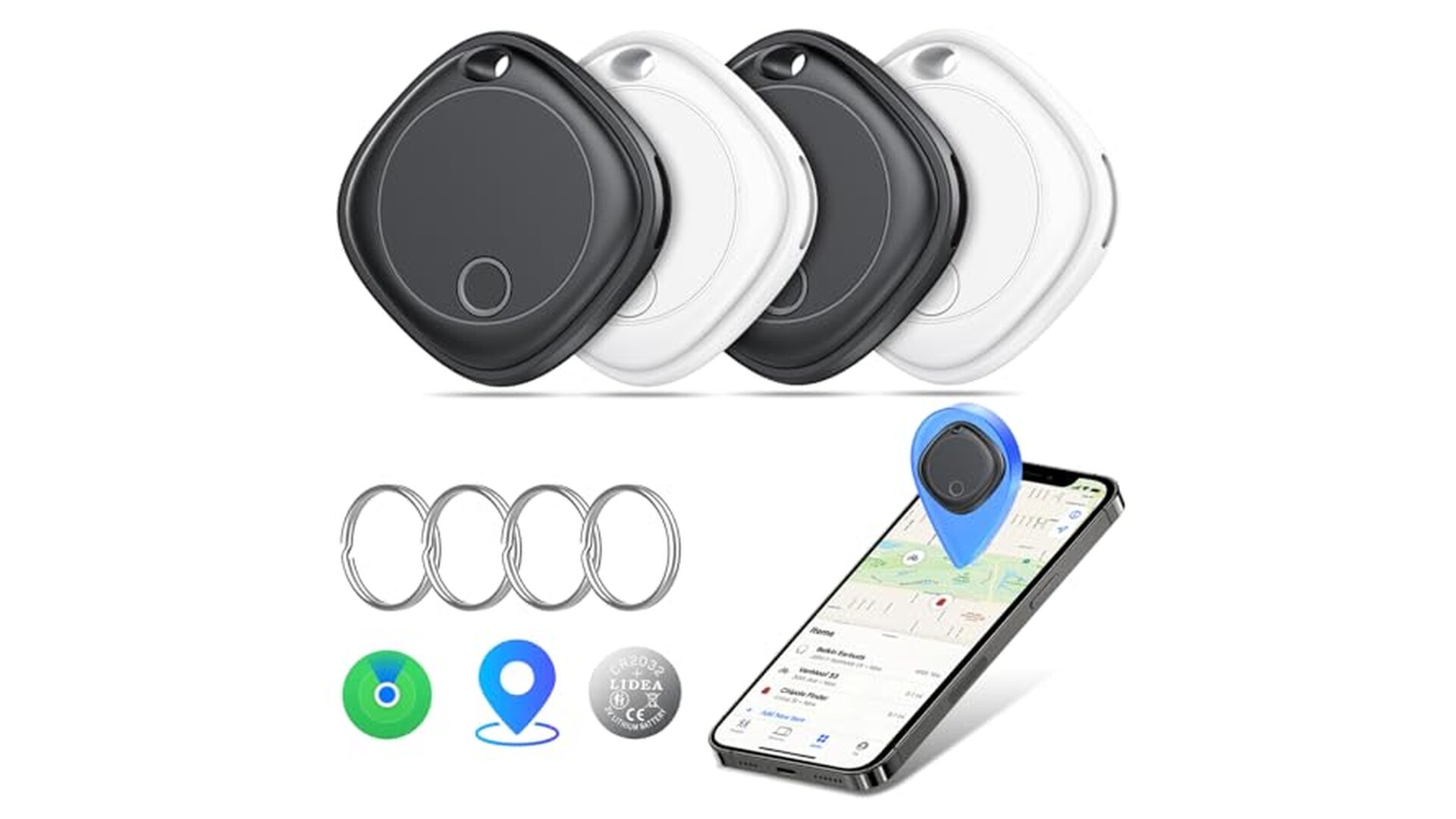 Smart Tracker Bluetooth Impermeabile IP67 Ajblg