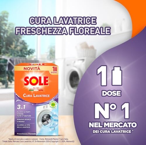 Sole Cura Lavatrice Freschezza Floreale 250ml - immagine 6