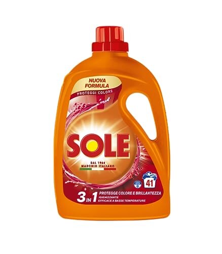 Sole Detersivo Lavatrice Liquido Proteggi Colore - immagine 1
