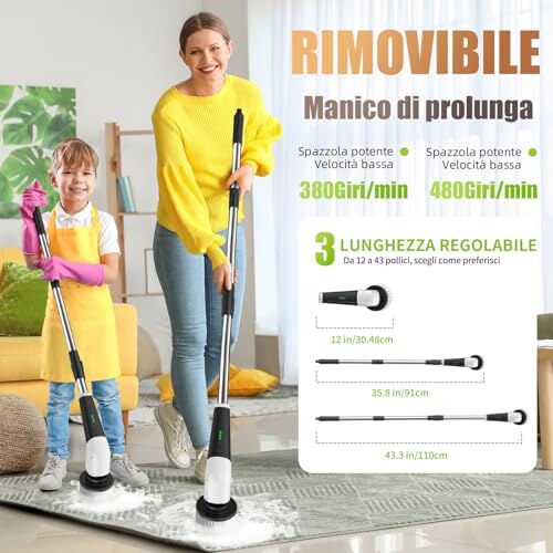 Spazzola Elettrica YKYI per Pulizia Casa - immagine 1
