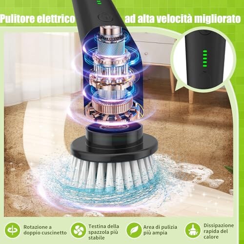 Spazzola Elettrica YKYI per Pulizia Casa - immagine 2