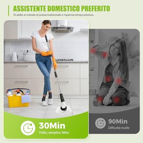 Spazzola Elettrica YKYI per Pulizia Casa - immagine 4