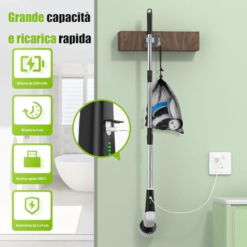 Spazzola Elettrica YKYI per Pulizia Casa - immagine 6