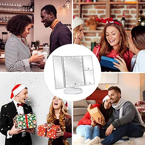 Specchio da Tavolo Tri-Fold con LED Infitrans - immagine 3