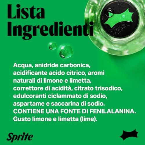 Sprite Zero Bevanda Frizzante Lemon-Lime 6x1.5L - immagine 3