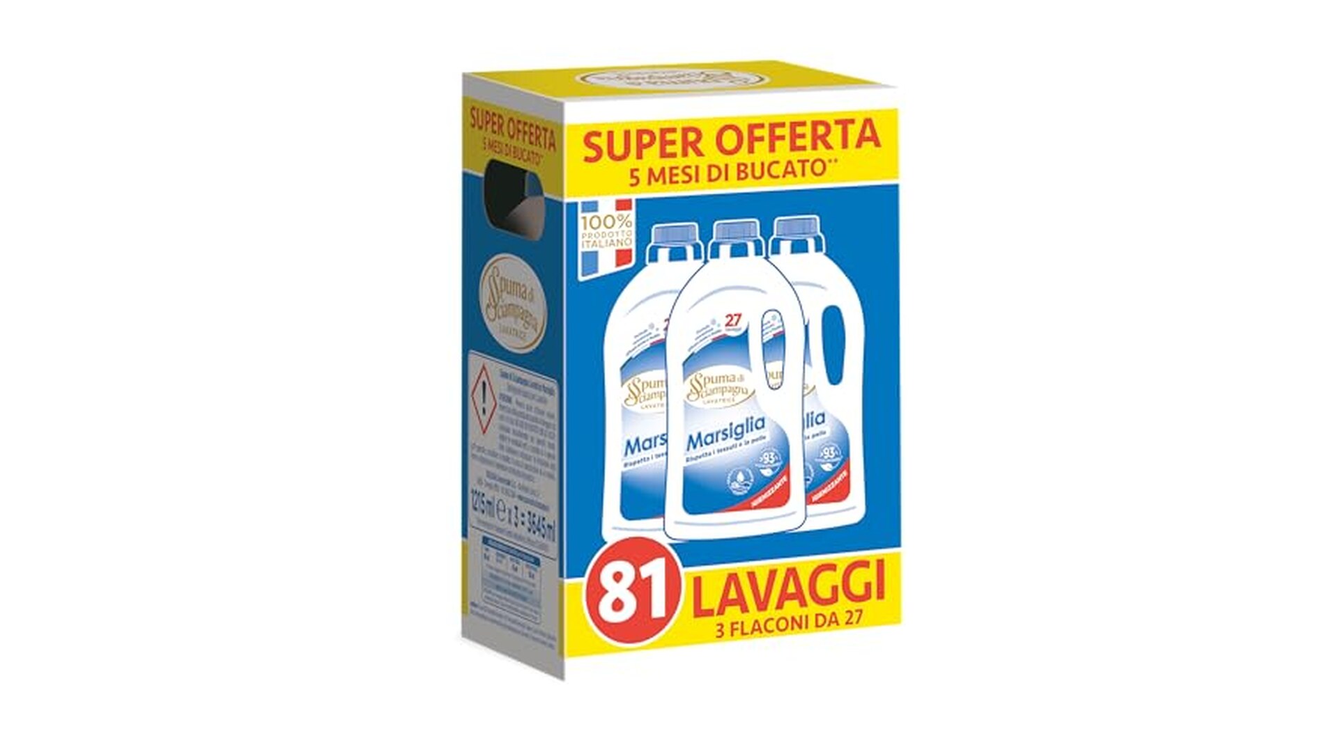 Spuma di Sciampagna Detersivo Concentrato