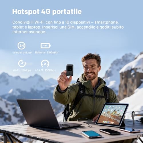 STRONG 4G Airspot 210: WiFi Portatile Versatile - immagine 1