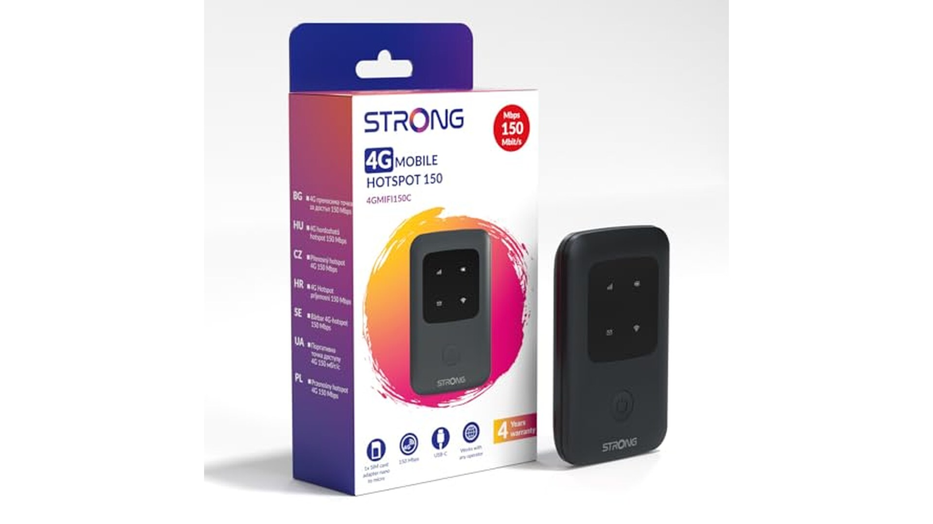 STRONG 4G Airspot 210: WiFi Portatile Versatile