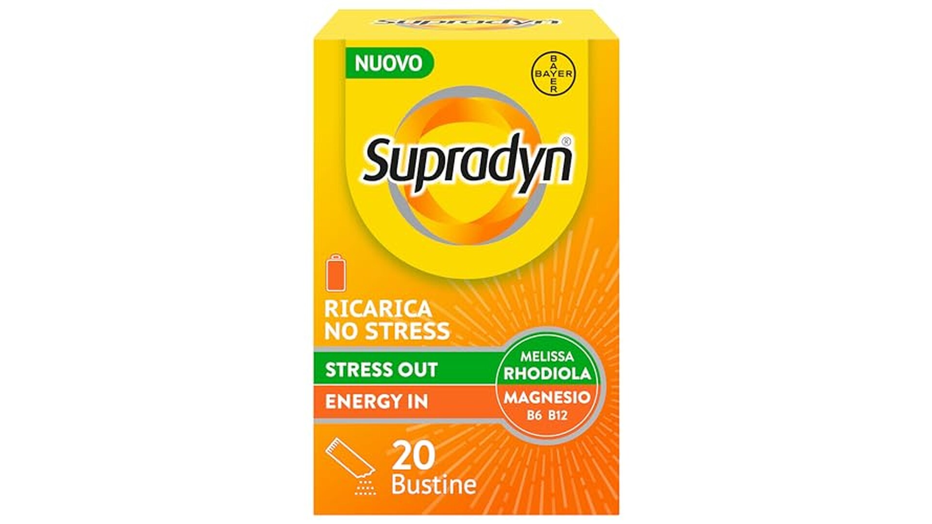 Supradyn Ricarica No Stress Integratore Limone