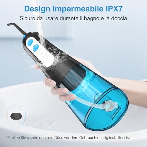 SURFOU Idropulsore Dentale Portatile Elettrico - immagine 5