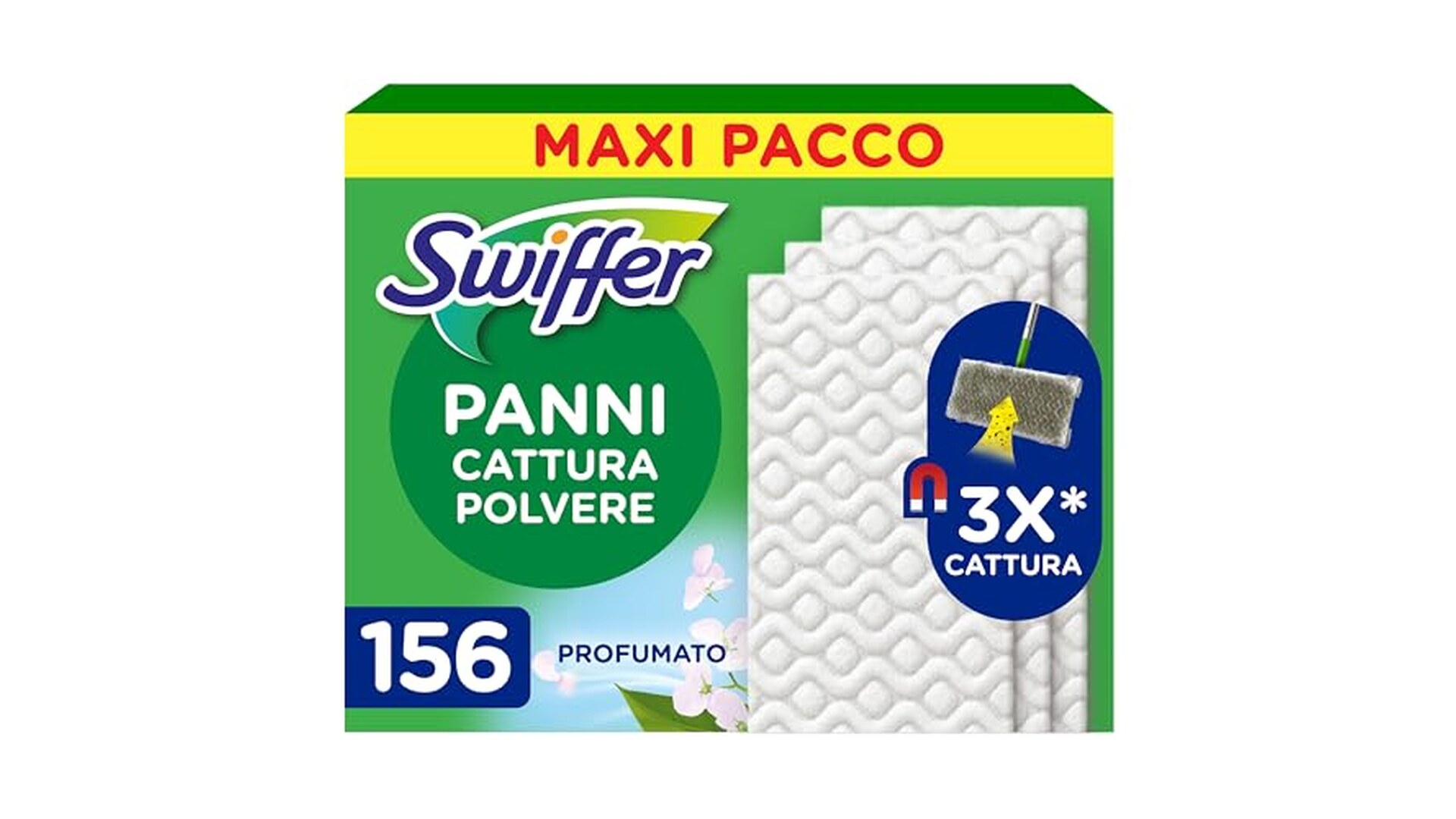Swiffer Panni Microfibra Cattura Polvere 156 pezzi