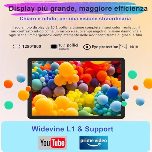 Tablet Android 10" con Tastiera e Mouse - immagine 5