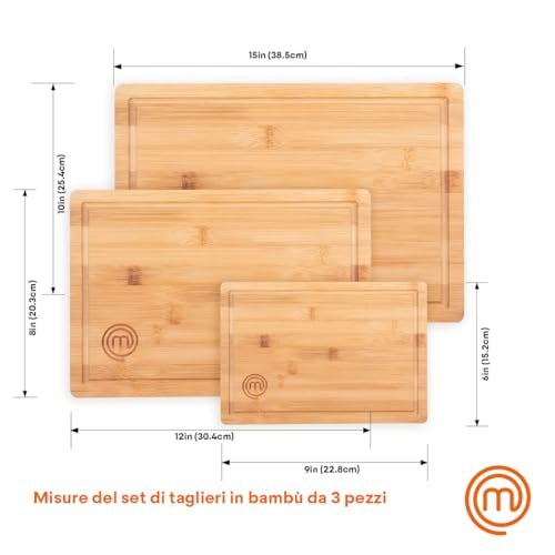 Set Taglieri in Bamboo MasterChef - immagine 5