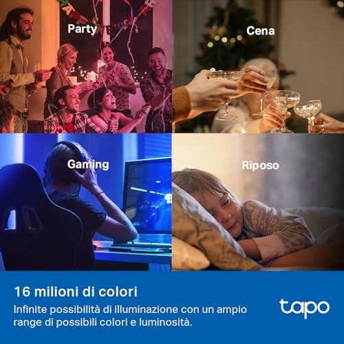 Tapo L535E Lampadina Smart Multicolore E27 - immagine 3