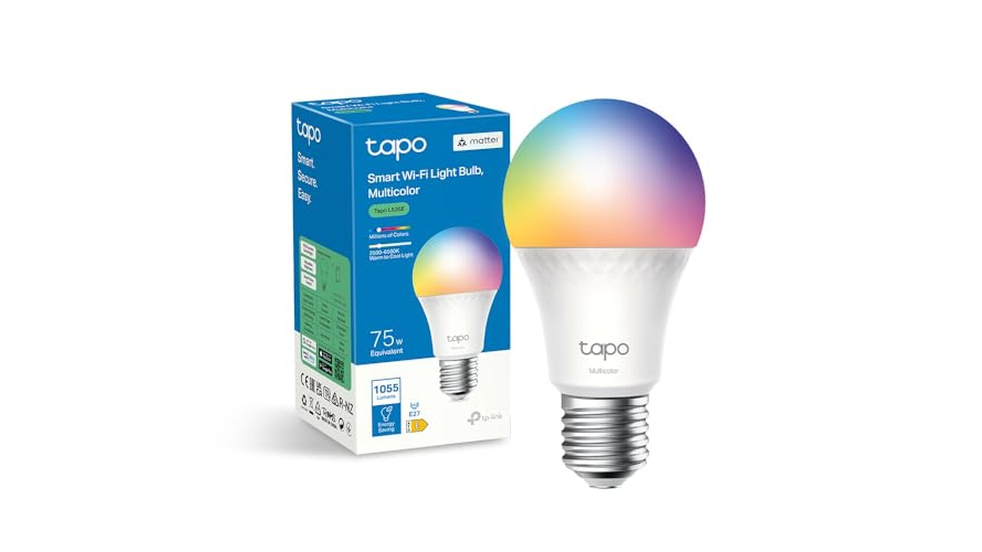 Tapo L535E Lampadina Smart Multicolore E27