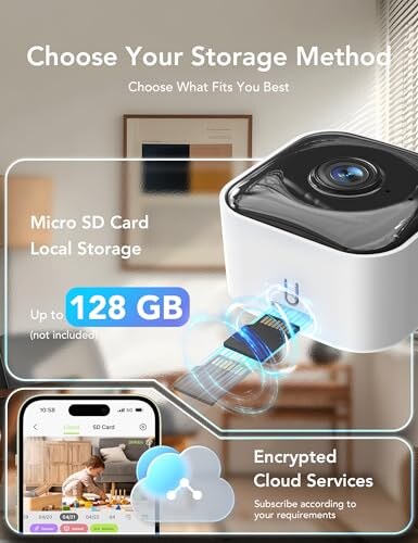 Telecamera WiFi GNCC 2K 3MP per Interni - immagine 7