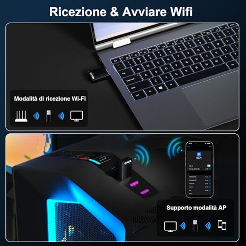 Tenda AX900 Adattatore USB Wi-Fi 6 - immagine 2