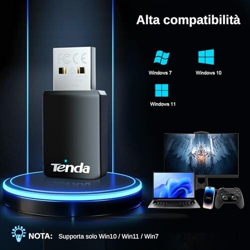 Tenda AX900 Adattatore USB Wi-Fi 6 - immagine 4