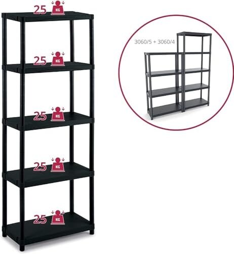 Terry Scaffale Modulare 5 Ripiani - immagine 3