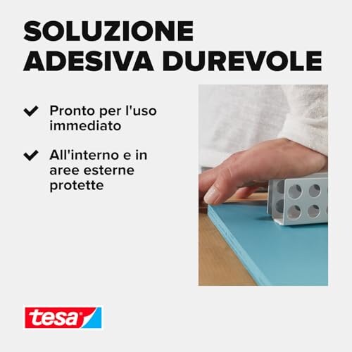 Tesa Powerbond Nastro Biadesivo Ultrastrong 5m x 19mm - immagine 5