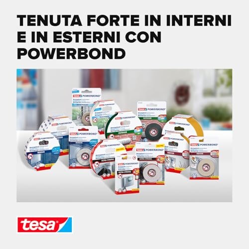 Tesa Powerbond Nastro Biadesivo Ultrastrong 5m x 19mm - immagine 6