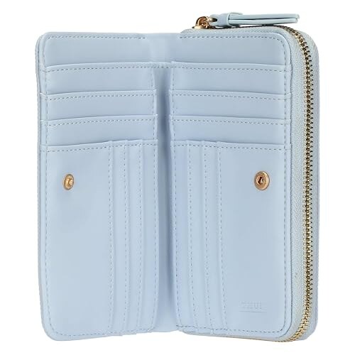 THUN Portafoglio Medio Azzurro Ecopelle - immagine 1