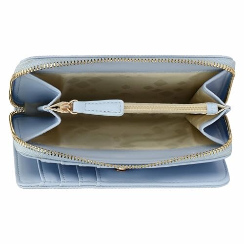 THUN Portafoglio Medio Azzurro Ecopelle - immagine 2