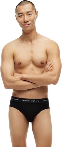 Tommy Hilfiger Slip Hipster 3 Pezzi Nero - immagine 3