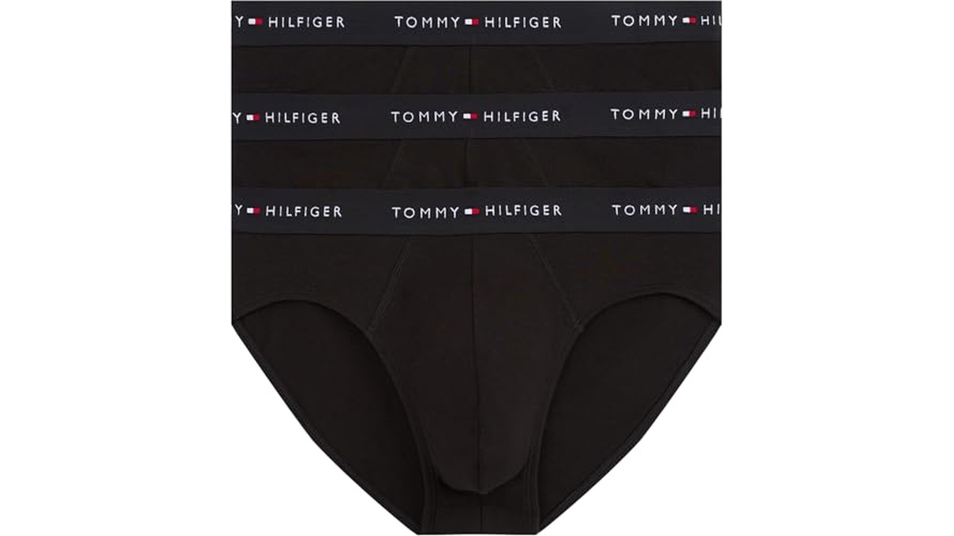 Tommy Hilfiger Slip Hipster 3 Pezzi Nero