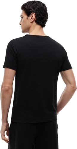 Tommy Hilfiger T-Shirt Uomo Confezione da 3 Nera M - immagine 1