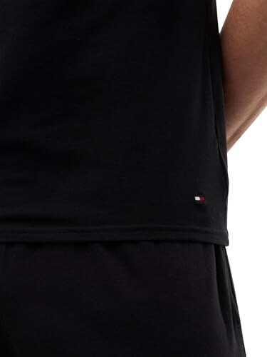 Tommy Hilfiger T-Shirt Uomo Confezione da 3 Nera M - immagine 3