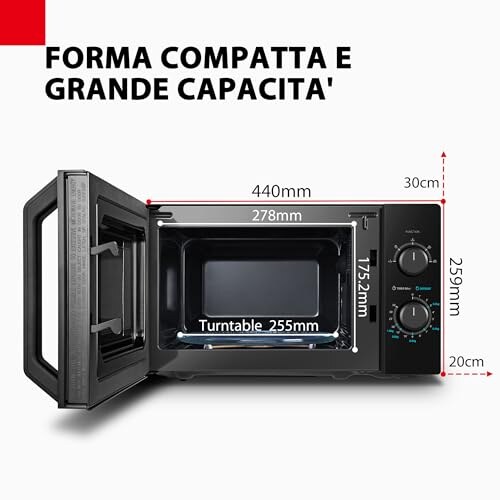 Toshiba Forno a Microonde 20L 800W LED - immagine 1