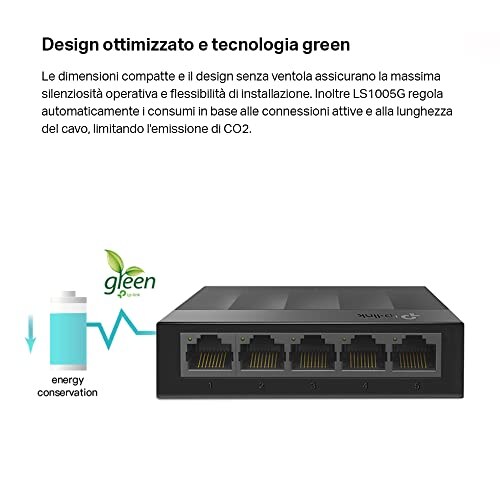 TP-Link LS1005G Switch Ethernet 5 Porte Gigabit - immagine 5