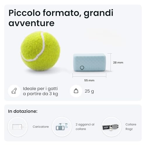 Tractive GPS Gatto Mini con Monitoraggio Attività - immagine 3