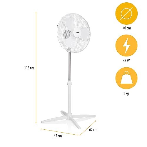 Tristar Ventilatore a Piantana Regolabile 40cm - immagine 1