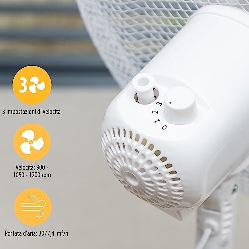 Tristar Ventilatore a Piantana Regolabile 40cm - immagine 2
