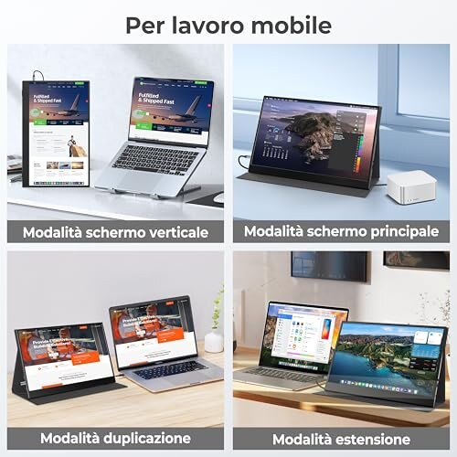UFYQL Monitor Portatile 15,6" FHD - immagine 2