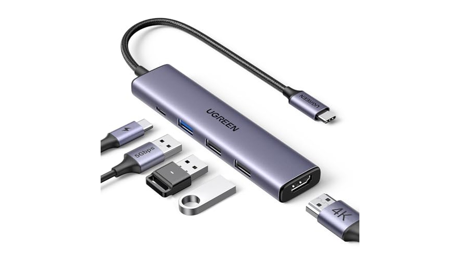 UGREEN Revodok Hub USB-C 5 in 1, con HDMI 4K