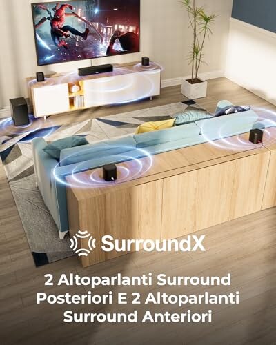 ULTIMEA Soundbar 7.1Ch con Subwoofer 330W e Bluetooth - immagine 2