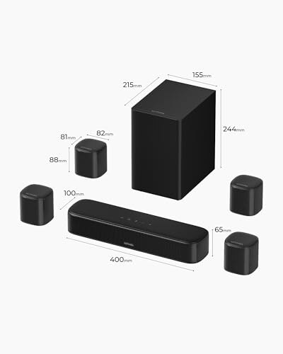 ULTIMEA Soundbar 7.1Ch con Subwoofer 330W e Bluetooth - immagine 8