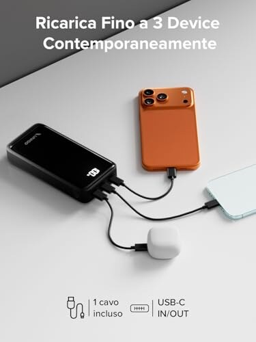 UNIQO Power LCD Powerbank 20000mAh con Power Delivery - immagine 7