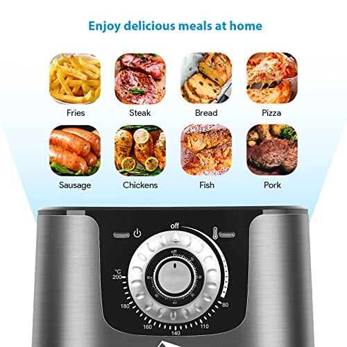 Uten Friggitrice ad Aria Calda 5,5L XXL - immagine 3