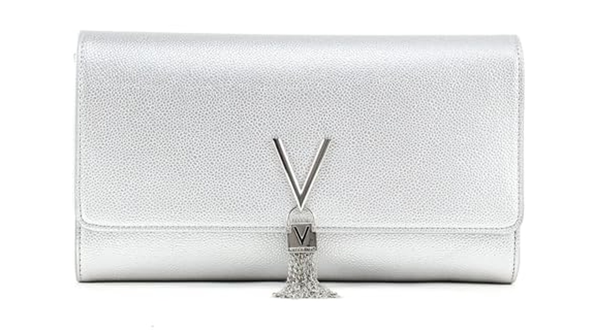 Valentino Pochette Donna Argento Elegante