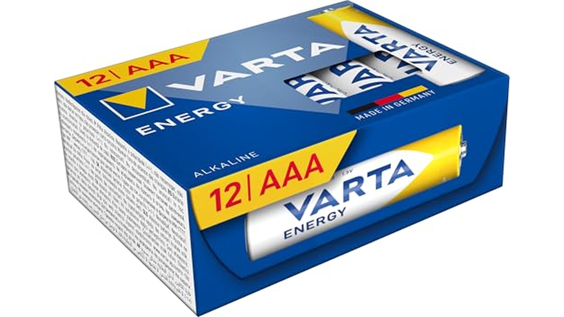 VARTA 12 Pile AAA Alcaline 1,5V