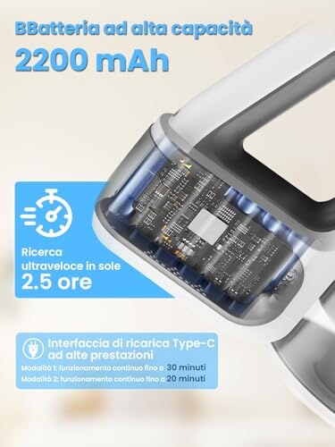 VersLife S6 Scopa Elettrica 2 in 1 Senza Fili - immagine 3
