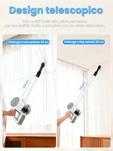 VersLife S6 Scopa Elettrica 2 in 1 Senza Fili - immagine 5